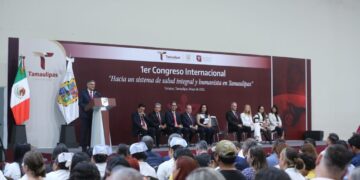 Inaugura Américo Villarreal Congreso “Hacia un Sistema de Salud Integral y Humanista en Tamaulipas”