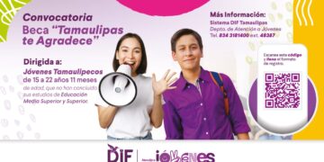 Convoca DIF Tamaulipas a participar en la beca “Tamaulipas te agradece”