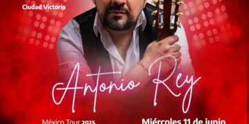 Invita ITCA a concierto del guitarrista español Antonio Rey el 9 de junio en Victoria
