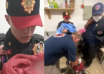 Hallan a un bebé dentro de una bolsa de basura en baño de supermercado en Plateros, CDMX