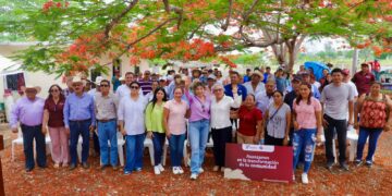 Entrega Secretaría de Bienestar 50 tinacos en Aldama, Tamaulipas 