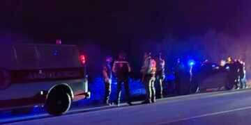 Muere hombre arrollado por auto en km. 34 de carretera Victoria-Monterrey