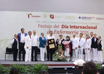Celebra Américo Villarreal a cerca de 3 mil profesionales de la enfermería en Tamaulipas
