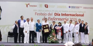 Celebra Américo Villarreal a cerca de 3 mil profesionales de la enfermería en Tamaulipas