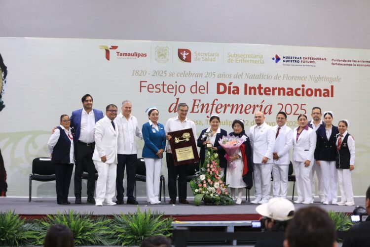 Celebra Américo Villarreal a cerca de 3 mil profesionales de la enfermería en Tamaulipas
