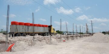 Supervisa la SEDENER construcción de la Subestación Eléctrica Santander Banco I en Reynosa