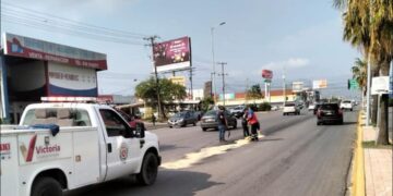 Atiende Protección Civil reporte de derrame de aceite en Av. Sulaimán