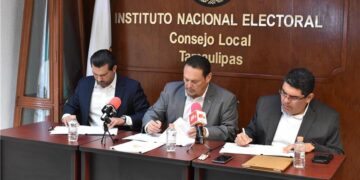 INE-IETAM firman acuerdo con el Colegio de Notarios del Estado de Tamaulipas.