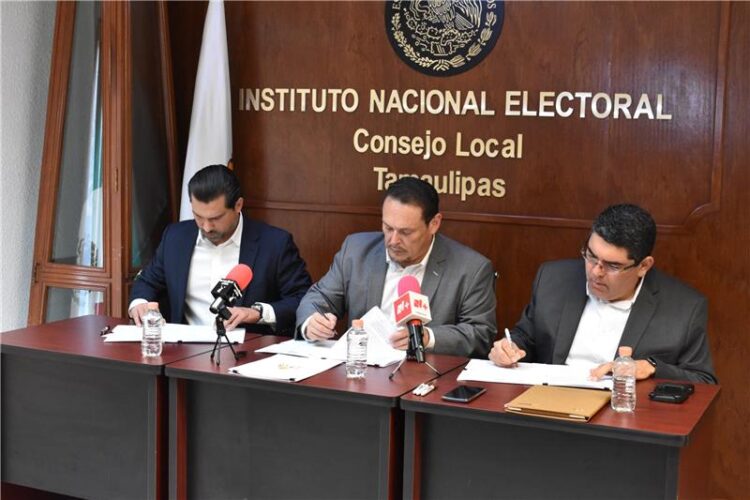 INE-IETAM firman acuerdo con el Colegio de Notarios del Estado de Tamaulipas.
