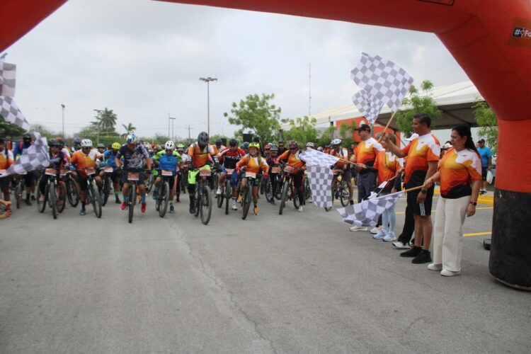 Participan 700 ciclistas del estado en Primer Reto de Ciclismo de Montaña en el Mante