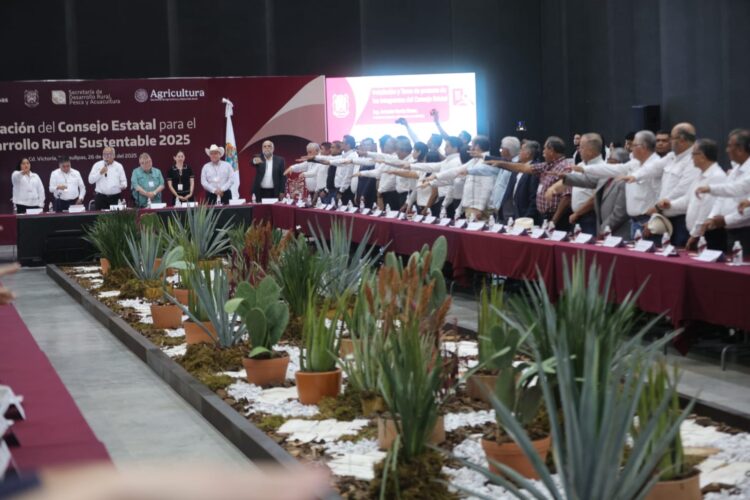 Instalan el Consejo Estatal para el Desarrollo Rural Sustentable en Tamaulipas