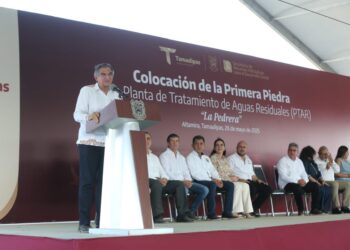 Inicia Américo Villarreal obras de nueva Planta Tratadora de Aguas Residuales en Altamira