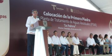 Inicia Américo Villarreal obras de nueva Planta Tratadora de Aguas Residuales en Altamira