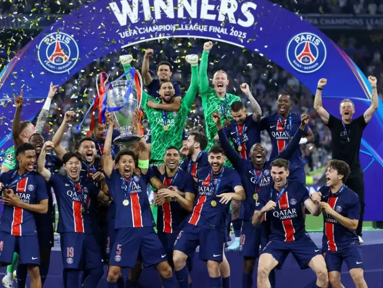 París San German derrota 5-0 al Inter de Milán y consigue su primer Champions League