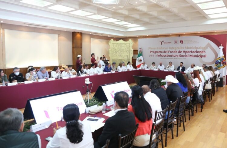 Impulsa Américo Villarreal proyectos municipales de infraestructura hídrica en Tamaulipas