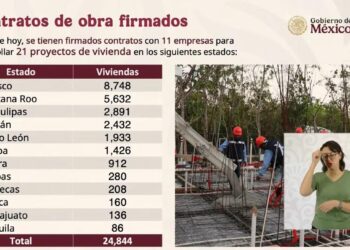 En proceso de construcción 2 mil 891 viviendas de INFONAVI en Tamaulipas