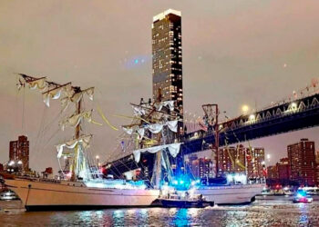 Regresan 172 cadetes del buque ‘Cuauhtémoc’ a México