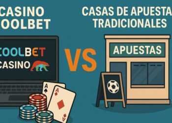 Comparación entre Coolbet y casas de apuestas físicas