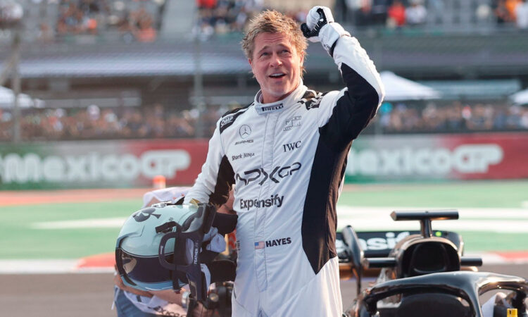 Brad Pitt viene a México para promocionar su película ‘F1’