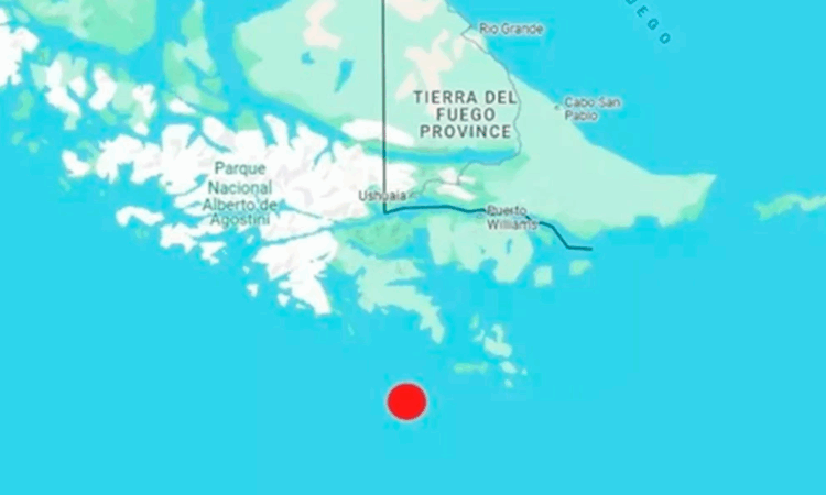 Terremoto de 7,5 grados sacude extremo austral de Chile, emiten alerta de tsunami
