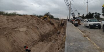Construcción de colector sanitario transforma infraestructura urbana en Reynosa