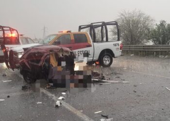carreterazo deja 2 muertos y cuatro heridos
