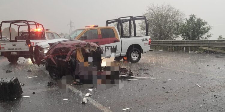 carreterazo deja 2 muertos y cuatro heridos