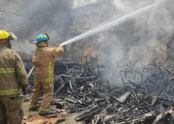 Se incendia bodega en la Presidencia Municipal de Cd. Victoria