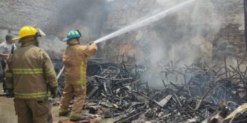 Se incendia bodega en la Presidencia Municipal de Cd. Victoria