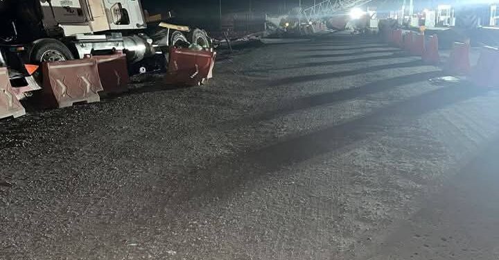 Tráiler choca contra caseta de cobro en la carretera Victoria- SLP tramo “Rumbo Nuevo”