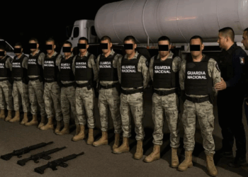 Detienen a once guardias nacionales por huachicoleros