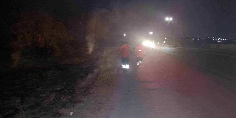 Se quema pastizal, logra Bomberos controlarlo