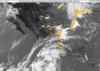 Advierten de lluvias para esta tarde