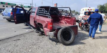 Accidente vial en la salida Matamoros: deja un herido