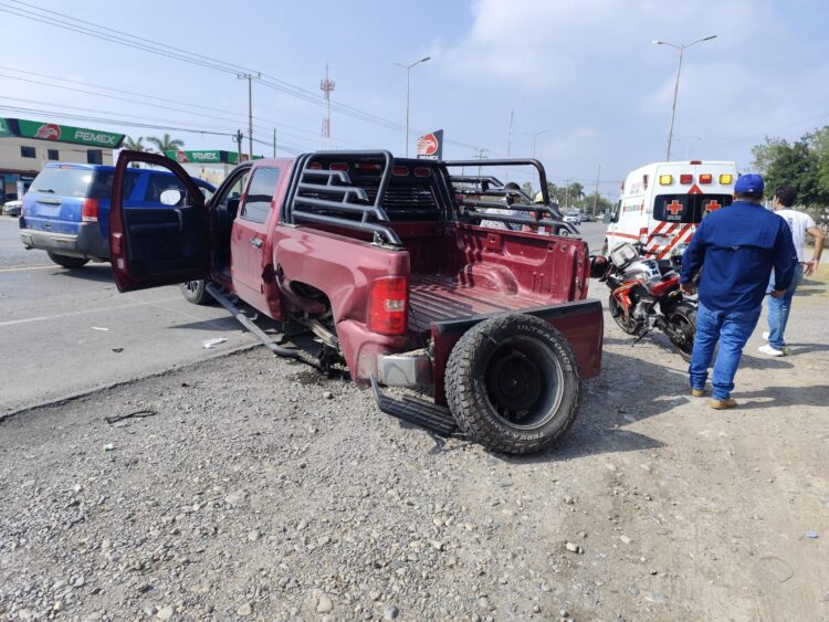 Accidente vial en la salida Matamoros: deja un herido