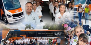 Entrega la UAT nuevas unidades para el transporte gratuito de sus estudiantes