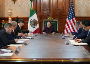 Recibe presidenta Claudia Sheinbaum a subsecretario de Estado de EU Christopher Landau