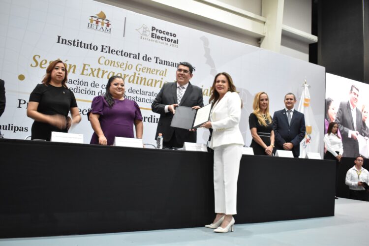Entrega Consejo del IETAM constancias de mayoría a 138 magistrados y jueces de Tamaulipas 