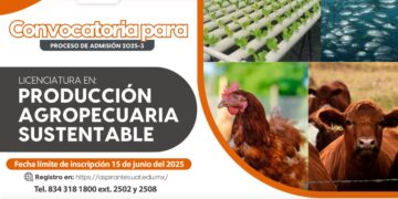 Invita la UAT a ingresar a la licenciatura en Producción Agropecuaria Sustentable