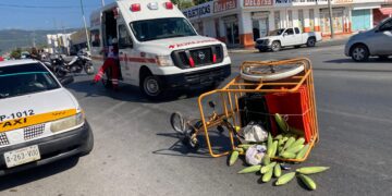 Elotero herido al ser embestido por conductor de vehículo que se dio a la fuga