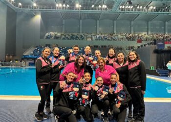 ‘Sirenas’ mexicanas consiguen bronce en la Copa del Mundo en Xi’an, China.