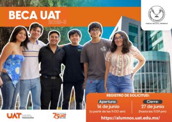 Abre la UAT convocatoria de becas para el período 2025-3