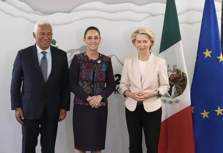 Sheinbaum dialoga sobre actualizar tratado entre México y la Unión Europea