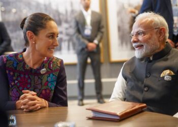 Sheinbaum y Modi se reúnen en el G7 para fortalecer cooperación México-India