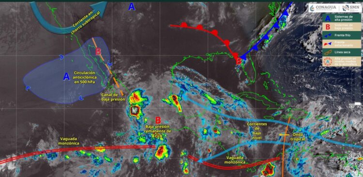 Continuarán lluvias torrenciales en Tamaulipas este viernes, prevé el SMN