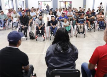 Realiza DIF Tamaulipas segunda capacitación y donación de sillas de ruedas para personas discapacitadas