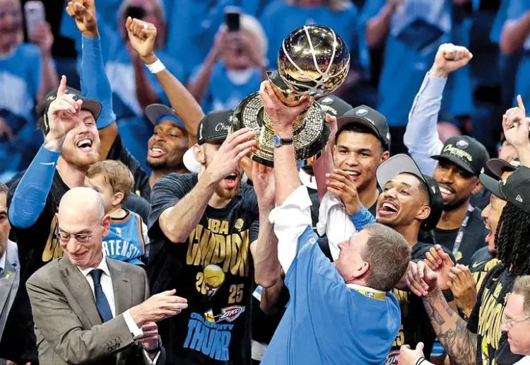El Thunder de Oklahoma gana a Pacers 103-91 el séptimo juego y la corona de NBA