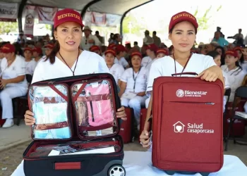 Esto contiene la maleta del Bienestar para brindar consulta médica