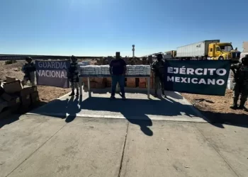 Militares aseguran una tonelada de cocaína en San Luis Río Colorado, Sonora