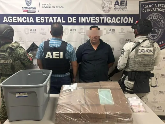 Cae hombre con más de 120 millones de pesos en fentanilo en Chihuahua